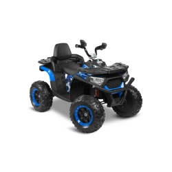 Pojazd akumulatorowy QUAD GIGANT Blue Toyz by Caretero 4 mocne silniki 45 W, oświetlenie LED, pilot